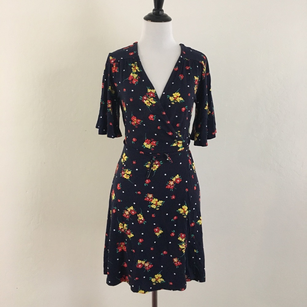 Zara Floral Wrap Dress